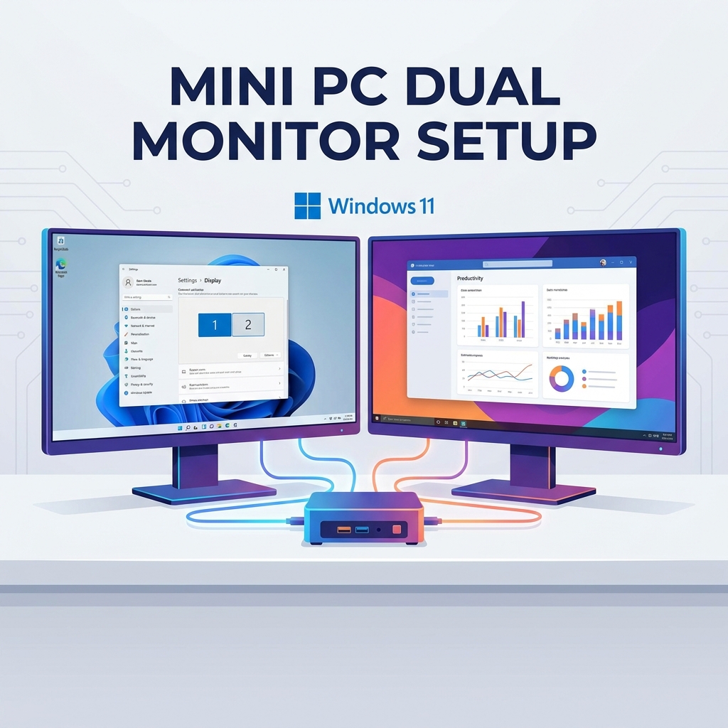 How to Set Up Dual Monitors on a Windows 11 Mini PC